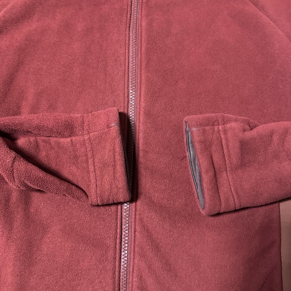 MOUNTAIN HARDWARE WOMENS OAKORAM RED FLEECE FULL ZIP SIZE MEDIUM - Picture 4 of 11